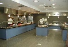 Neuss, Dreifeldhalle, Mensaausgabe Neuss, Dreifeldhalle, Mensaausgabe